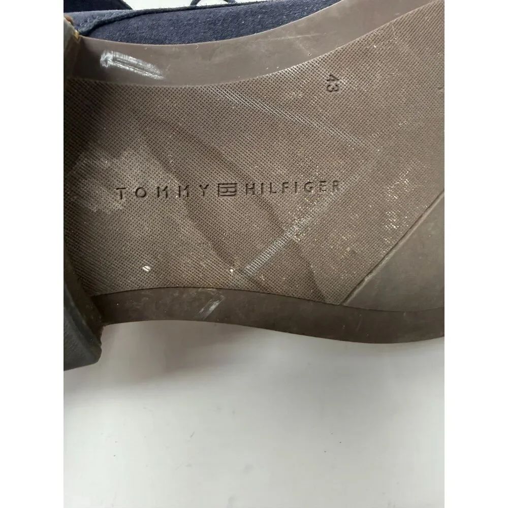 Tommy Hilfiger Mens booties Size 10 Chukka Boot Blue Suede